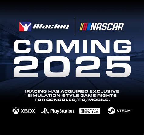 IRacing To Develop Console Game In 2025 NASCAR