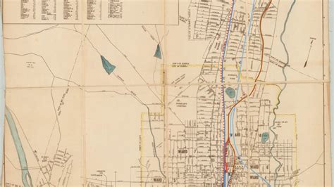 Map of Elmira and Vicinity | Curtis Wright Maps