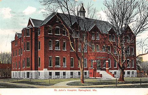 St Johns Hospital Springfield Mo Usa Hospital Postcard