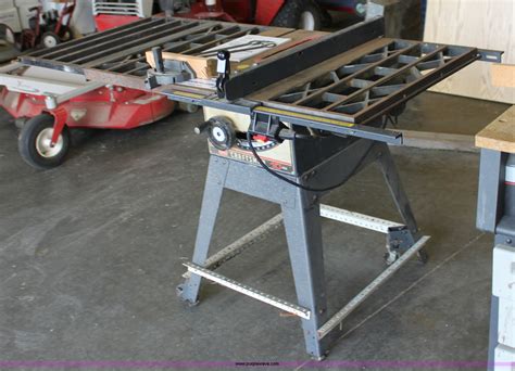 Sears Craftsman 10 Table Saw In Burlington Ks Item D5396 Sold Purple Wave