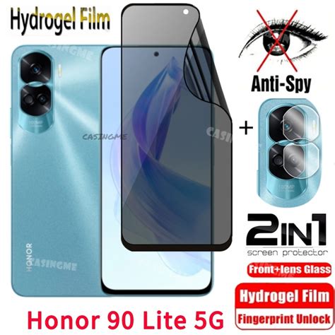 Honor 90 Lite 5G Soft Privacy Hydrogel Film Anti Spy Full Cover Screen