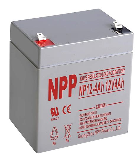 Npp Np Ah Rechargeable Sealed Lead Acid V Ah Battery F Terminals