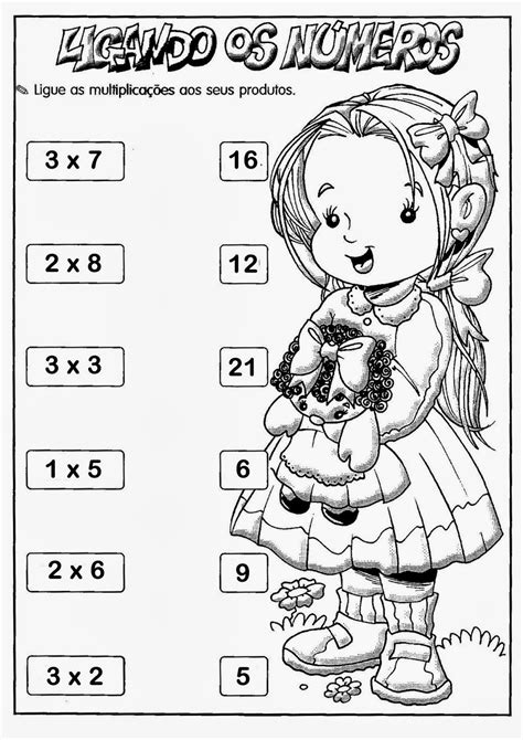 Educar X Matemática Atividades De Multiplicação