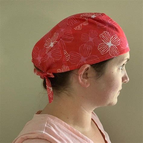 Ponytail Scrub Cap Pattern 6 Pack Sewing Pattern Bundle With High Bun