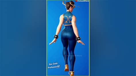 Fortnite Walkin Preety Tiktok Emote With Chun Li Skin Thicc 🍑😘😜😍🔥 ͡