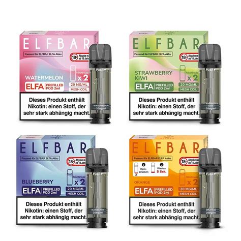 Elfa By Elfbar Pod System Er Pack Pods G Nstig Online Kaufen I