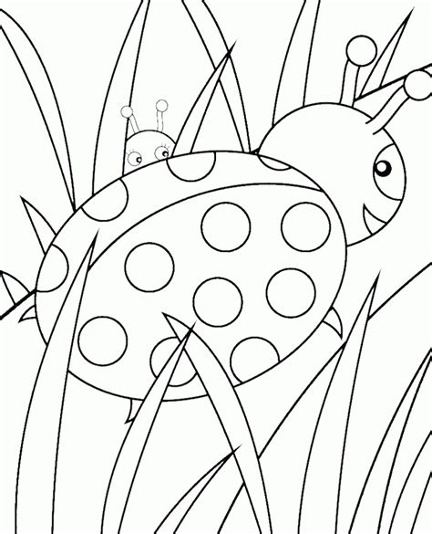 Ladybug Coloring Pages Coloring Home