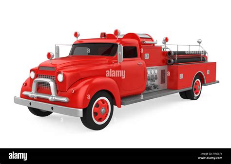 Old Red Fire Truck Hi Res Stock Photography And Images Alamy