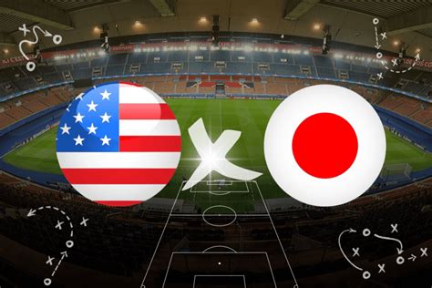 EUA x Japão onde assistir ao vivo horário escalações e estatísticas