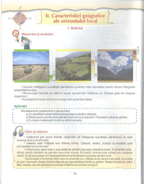 Pdf Geografie Clasa A 4 A Cap Ii Dokumentips