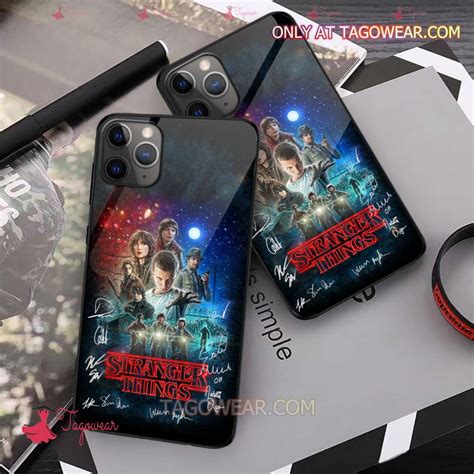 Stranger Things Signatures Phone Case Tagowear