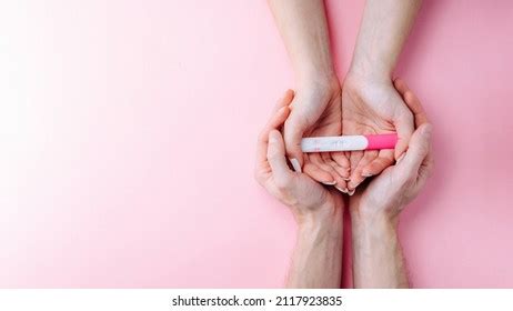 Pregnancy Test Kit Female Hand Hold Stock Photo Shutterstock