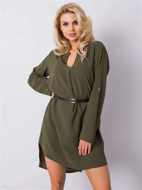 Sukienka DHJ SK 5766 18X Khaki Kolor Khaki Rozmiar ONE SIZE