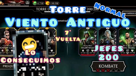 Torre Viento Antiguo Normal Jefes 200 7 Vuelta Mortal Kombat