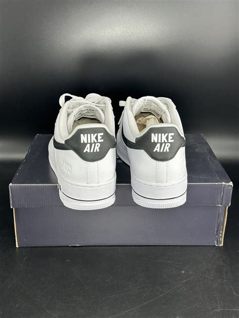 Size 13 Nike Air Force 1 07 LV8 40th Anniversary White Black For