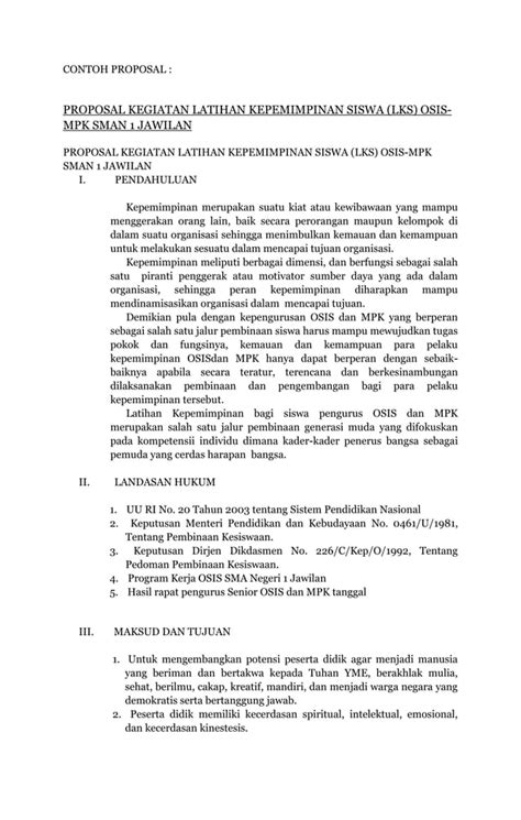 Contoh Proposal Sekolah Pdf Free Download