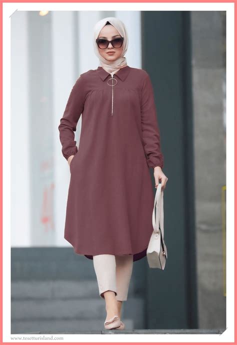 Tesettür Giyim Tunik Modelleri 2021 Lookbook Tesettür Diyarı Modesty Fashion Muslim Fashion