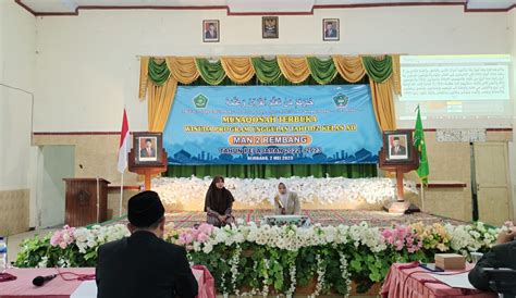 Berbasis Aplikasi Man Rembang Gelar Munaqosah Program Tahfidz Man