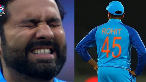 Rohit Sharma Struggles To Control His Tears During India Vs Pakistan