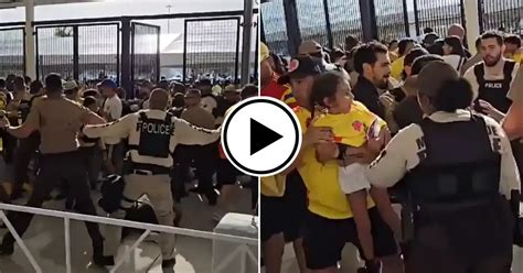 Fans Clash With Security At Copa America 2024 Final Several Get