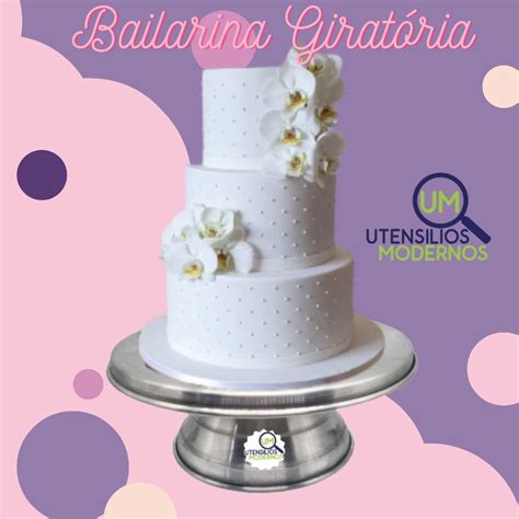 Bailarina De Bolo Girat Rio Decorar Bolo Em Aluminio Cm Suporte De