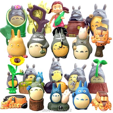 Studio Ghibli My Neighbor Totoro Mei Kitten Bus Resin Action Figures