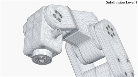 D Robot Arm Meca Model Turbosquid