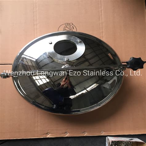 Stainless Steel Sanitary Round Outward Free Pressure Tank Vessel Manway