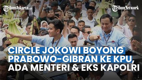 Daftar Nama Menteri Dan Wamen Yang Mendampingi Prabowo Gibran Ke Kpu