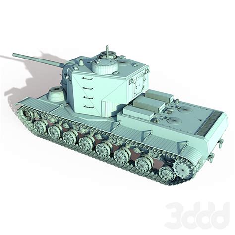 Танк КВ-5 - Разное - 3D Модель