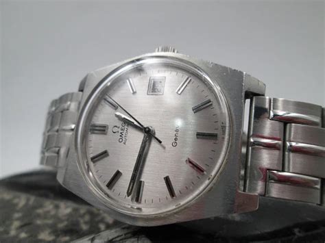 Omega Geneve Acero Automatico Calendario Brazalete El