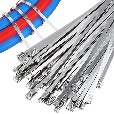 Self Locking Pvc Coated Stainless Steel Cable Ties Metal Cable Tie China Stainless Steel Cable