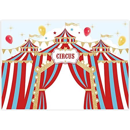 Amazon Funnytree X Ft Big Top Circus Theme Party Backdrop