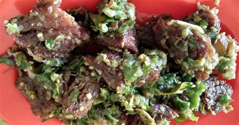 Resep Dendeng Cabe Ijo Oleh Mpok Ide Cookpad