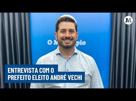 VÍDEO Prefeito eleito André Vechi fala sobre votação expressiva e