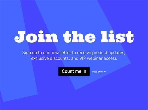 Free Newsletter Signup Form Template—get Started Now