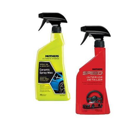 MOTHERS 24 oz. Ultimate Hybrid Ceramic Spray Wax and 24 oz. Speed ...