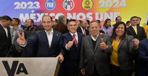 Pan Pri Y Prd Ratifican Alianza Va Por M Xico Para El Qu