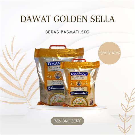 Jual Daawat Golden Sella Basmati Rice Kg Beras Basmati Daawat Kg