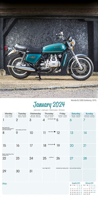 70 S Superbikes Wall Calendars 2024 Buy At Europosters