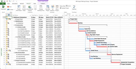 Project Management Baseline Plan Example