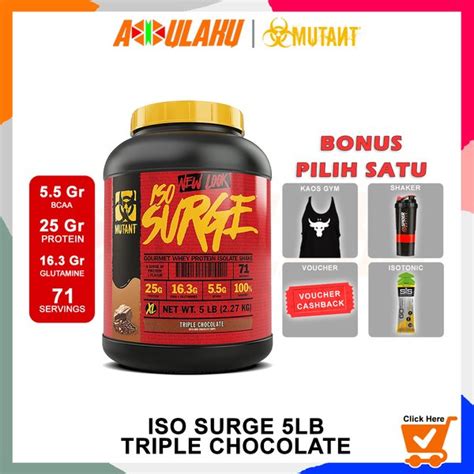 Jual Mutan Iso Surge Lb Mutant Whey Protein Isolate Glutamine