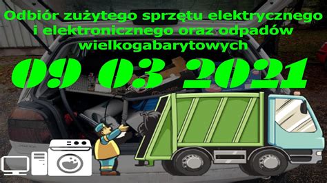 Odbiór zużytego sprzętu elektrycznego i elektronicznego oraz odpadów