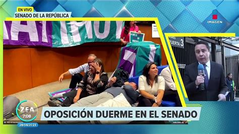 La Oposici N Toma La Tribuna Y Duermen En El Senado V Deo Dailymotion