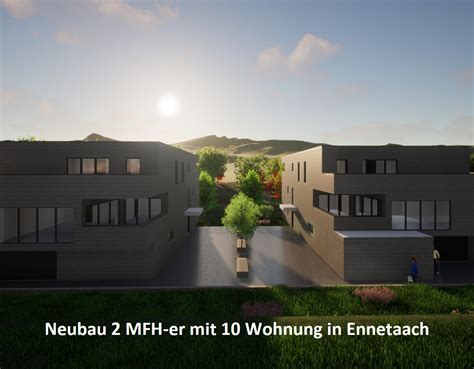 Neubau 2 MFH Er Mit 10 Wohnung In Ennetaach MAJEL Immobilien AG