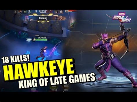 Marvel Super War Hawkeye Comeback Gameplay Youtube