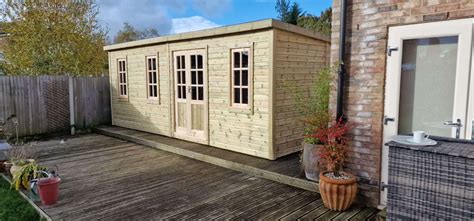 X Georgian Style Pent Summerhouse Midlands Sheds Summer Houses