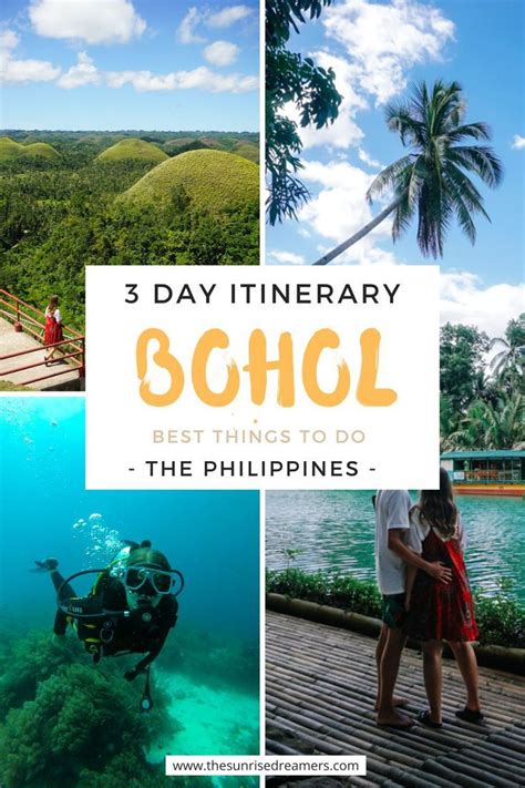 Bohol Itinerary The Philippines Day Bohol Itinerary Three Days