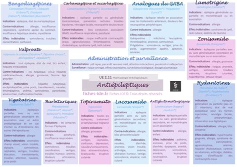 Antiépileptiques Fiches IDE