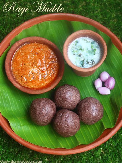 Ragi Mudde Recipe - Sharmis Passions